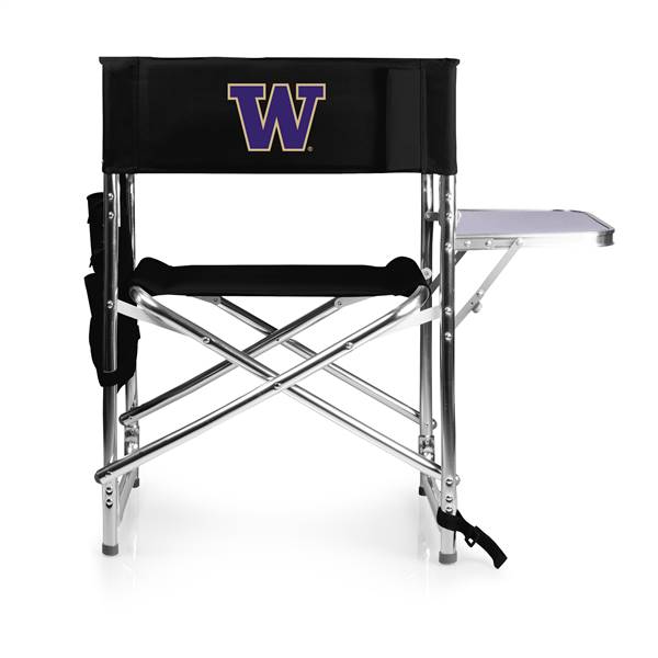 Washington Huskies Folding Sports Chair with Table
