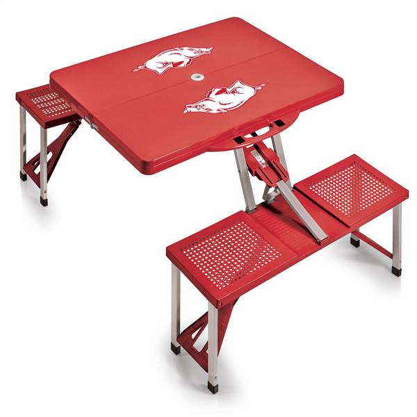 Arkansas Sports Razorbacks  Portable Folding Picnic Table  