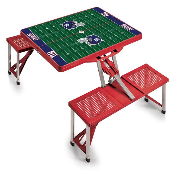New York Giants Portable Folding Picnic Table  