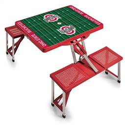 Ohio State Buckeyes  Portable Folding Picnic Table  