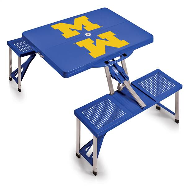 Michigan Wolverines  Portable Folding Picnic Table