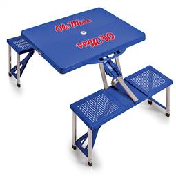 Ole Miss Rebels  Portable Folding Picnic Table