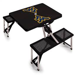 West Virginia Mountaineers  Portable Folding Picnic Table