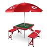 Kansas City Chiefs Portable Folding Picnic Table with Umbrella  