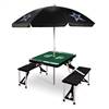 Dallas Cowboys Portable Folding Picnic Table with Umbrella