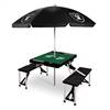 Las Vegas Raiders Portable Folding Picnic Table with Umbrella