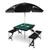 Los Angeles Chargers Portable Folding Picnic Table with Umbrella