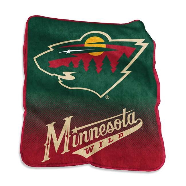 Minnesota Wild Raschel Throw Blanket - 50 X 60 in.