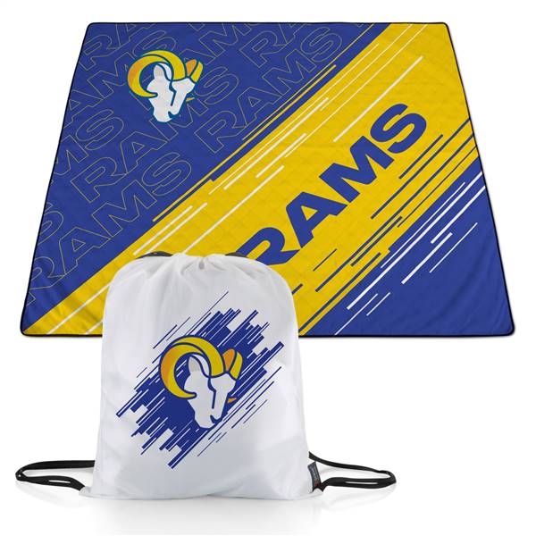 Los Angeles Rams Impresa Outdoor Blanket
