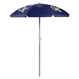 Georgia Tech Yellow Jackets Beach Umbrella