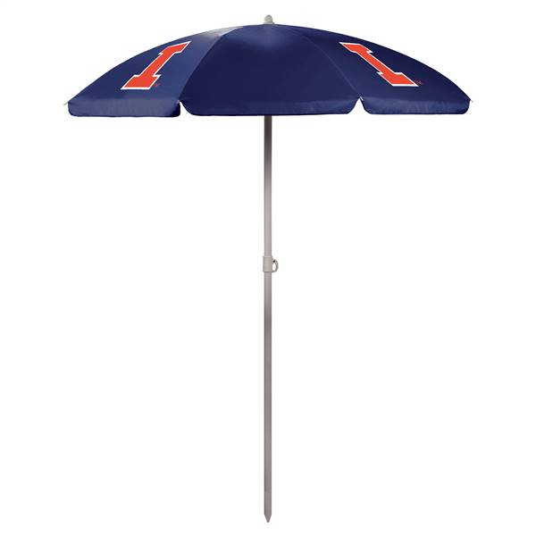 Illinois Fighting Illini Beach Umbrella  