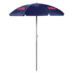 Ole Miss Rebels Beach Umbrella