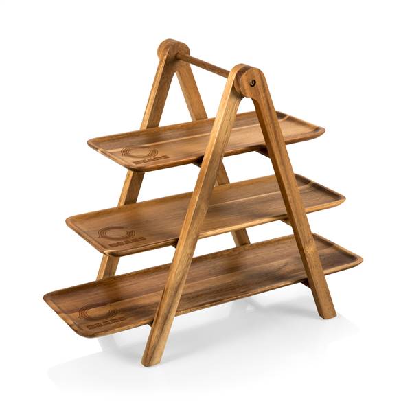 Chicago Bears 3 Tiered Serving Ladder