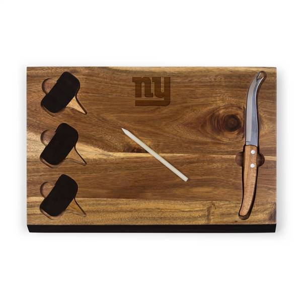 New York Giants Cutting Board Set with Labels