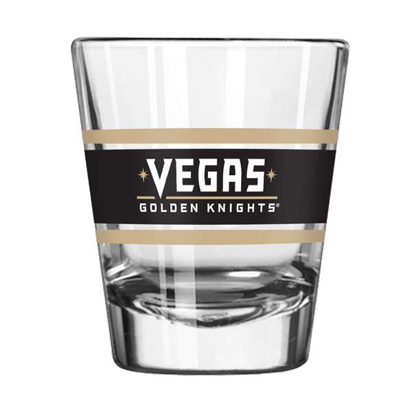 Vegas Golden Knights 2oz Stripe Shot Glass