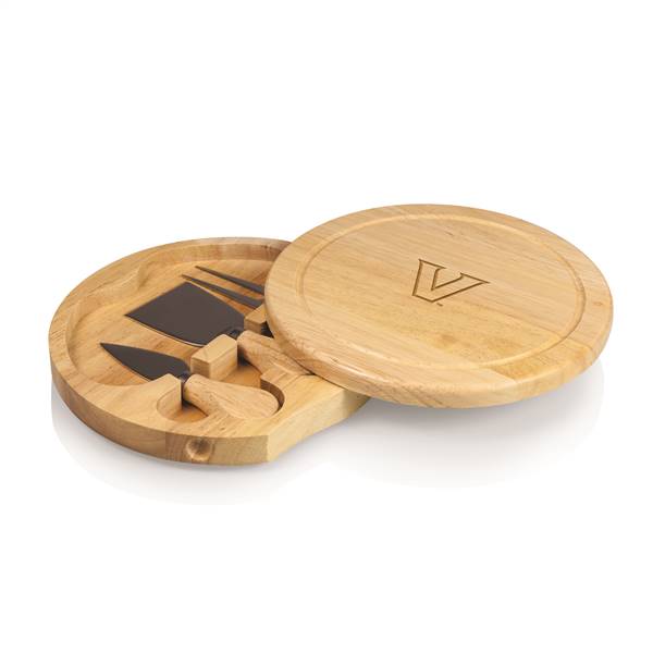 Vanderbilt Commodores Cheese Tools Set and Small Cutting Board