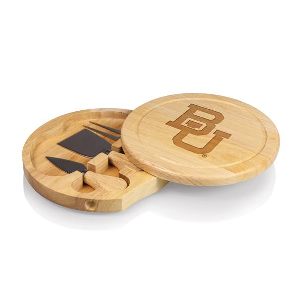 Baylor Bears Cheese Tools Set and Small Cutting Board