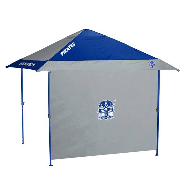 Hampton University Pirates Pagoda Tent Canopy with Colored Frame and Side Panel 