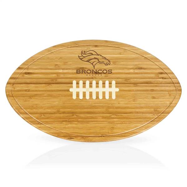 Denver Broncos XL Football Cutting Board