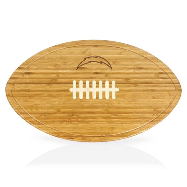 Los Angeles Chargers XL Football Cutting Board