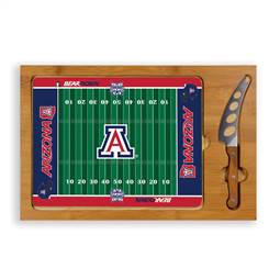 Arizona Wildcats Glass Top Cutting Board and Knife