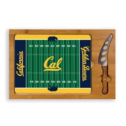 Cal Bears Glass Top Cutting Board and Knife