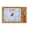 New Jersey Devils Glass Top Cutting Board and Knife