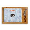Philadelphia Flyers Glass Top Cutting Board and Knife