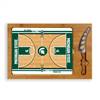 Michigan State Spartans Glass Top Cutting Board and Knife