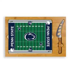 Penn State Nittany Lions Glass Top Cutting Board and Knife