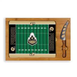 Purdue Boilermakers Glass Top Cutting Board and Knife