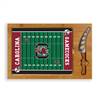 South Carolina Gamecocks Glass Top Cutting Board and Knife