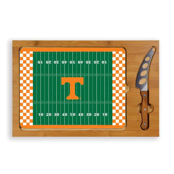 Tennessee Volunteers Glass Top Cutting Board and Knife