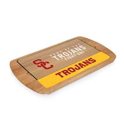 USC Trojans Glass Top Serving Tray