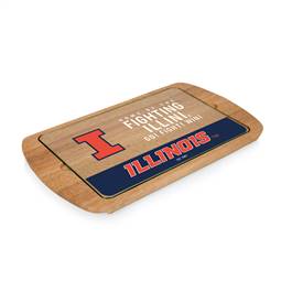 Illinois Fighting Illini Glass Top Serving Tray