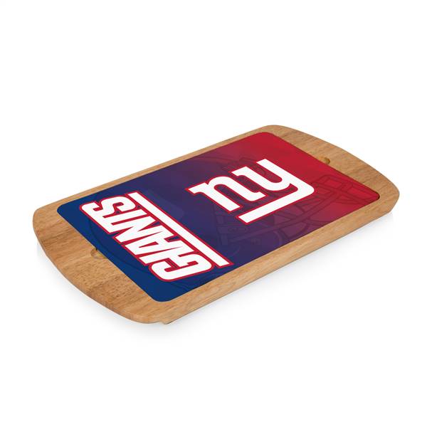 New York Giants Glass Top Serving Tray