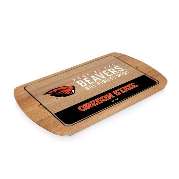 Oregon State Beavers Glass Top Serving Tray