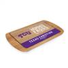 TCU Horned Frogs Glass Top Serving Tray