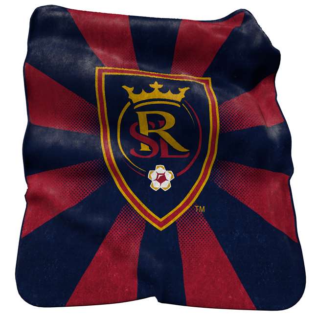 Real Salt Lake Raschel Throw Fleece Blanket