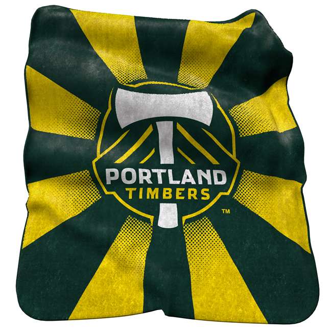 Portland Timbers Raschel Throw Fleece Blanket