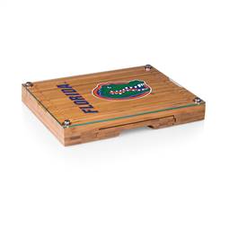 Florida Gators Glass Top Cheese Cutting Board and Tools