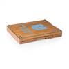 North Carolina Tar Heels Glass Top Cheese Cutting Board and Tools