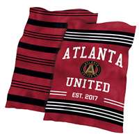 Atlanta United Colorblock Plush Blanket 60X70 inches