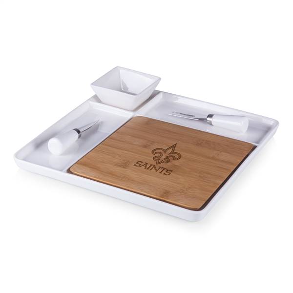 New Orleans Saints Peninsula Cutting Board & Serving Tray