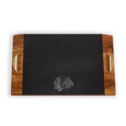 Chicago Blackhawks Slate Serving Tray