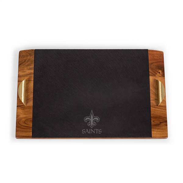 New Orleans Saints Slate Serving Tray