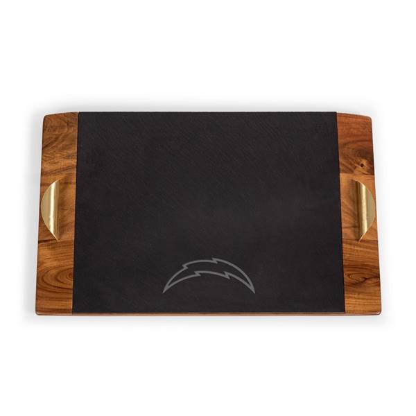 Los Angeles Chargers Slate Serving Tray