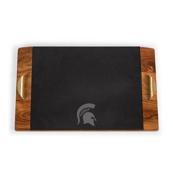 Michigan State Spartans Slate Serving Tray