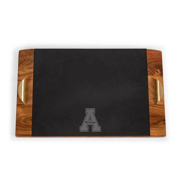 App State Mountaineers Slate Serving Tray  