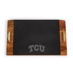 TCU Horned Frogs Slate Serving Tray